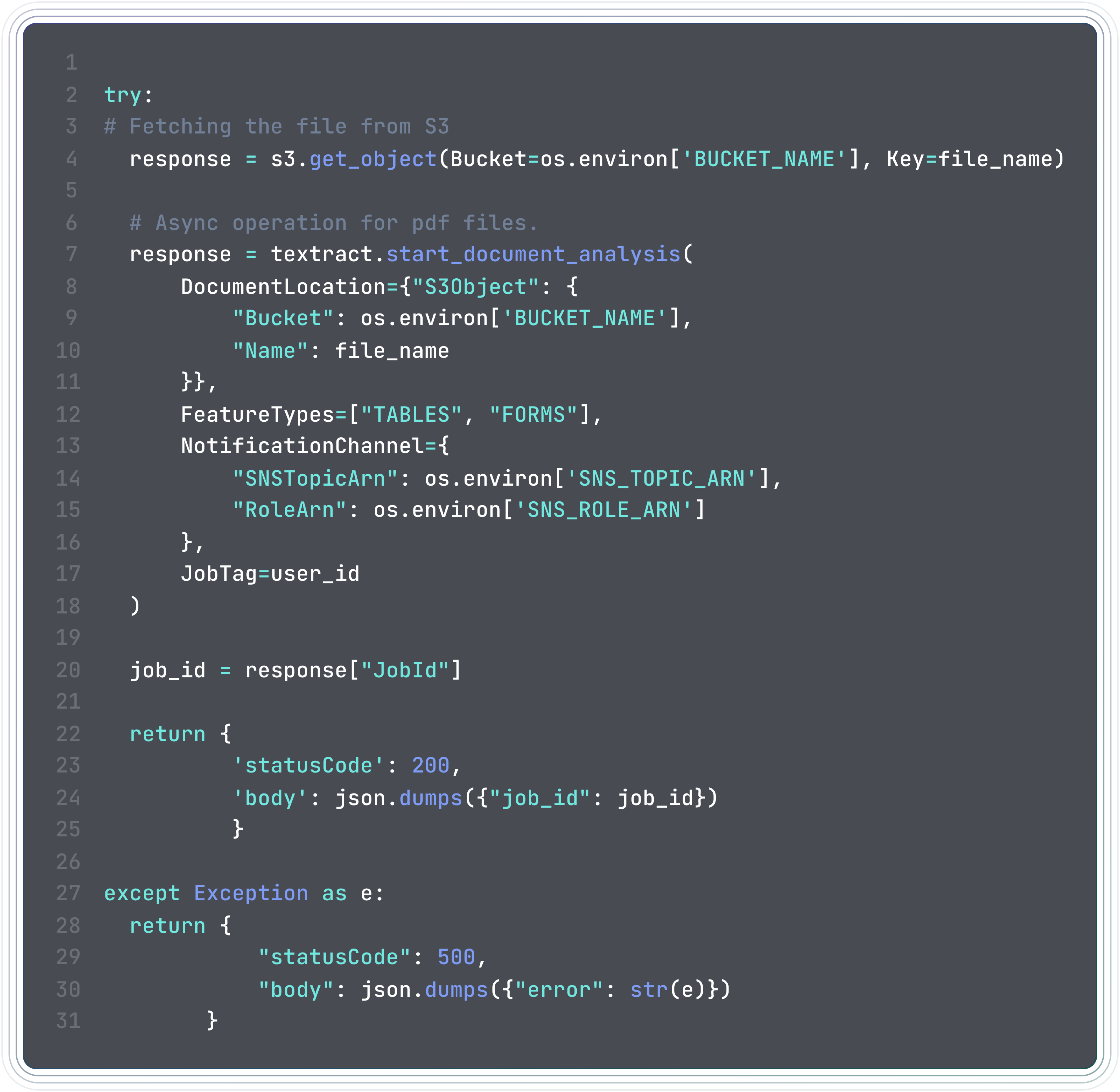 Asynchronous Processing